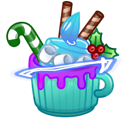 ☕️ Эмодзи «Holiday Drinks» для Telegram