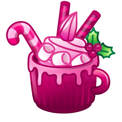 ☕️ Эмодзи «Holiday Drinks» для Telegram