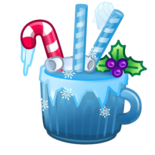 ☕️ Эмодзи «Holiday Drinks» для Telegram