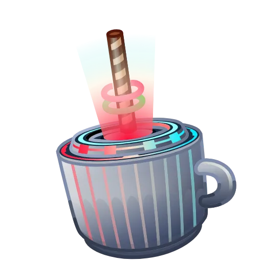 ☕️ Эмодзи «Holiday Drink» для Telegram