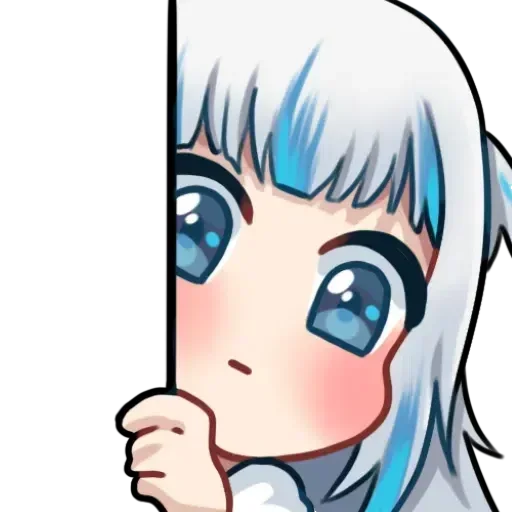 🌿 Стикер «Hololive Gura» для Telegram