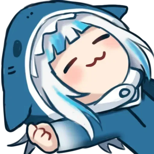 🌿 Стикер «Hololive Gura» для Telegram
