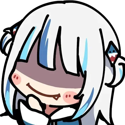 🌿 Стикер «Hololive Gura» для Telegram