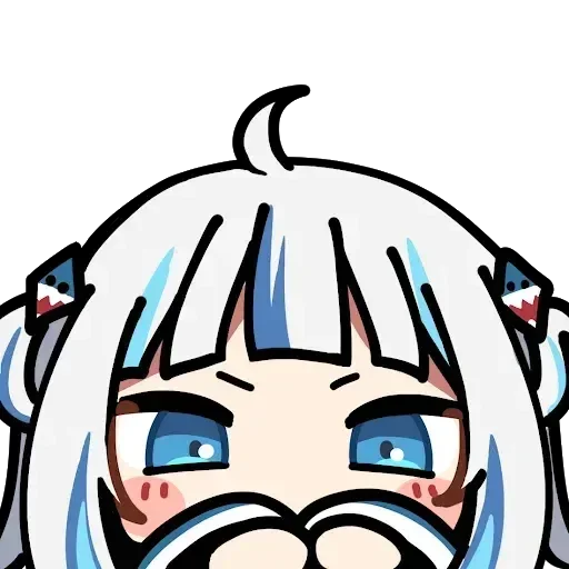 🌿 Стикер «Hololive Gura» для Telegram