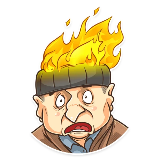 😨 Стикер «Home Alone» для Telegram