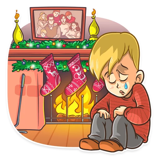 😢 Стикер «Home Alone» для Telegram