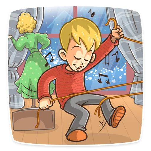 🕺 Стикер «Home Alone» для Telegram