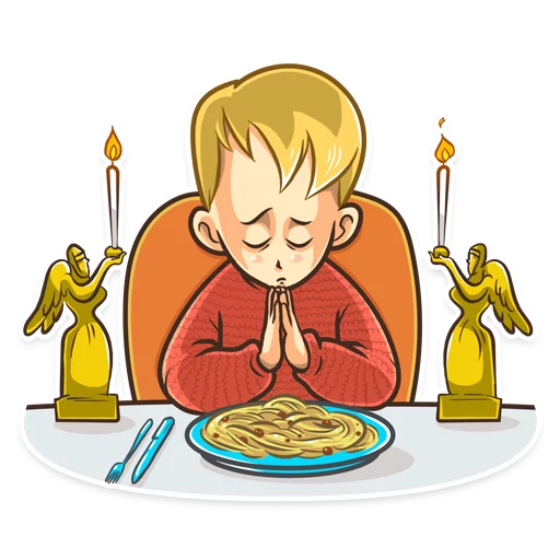 🙏 Стикер «Home Alone» для Telegram