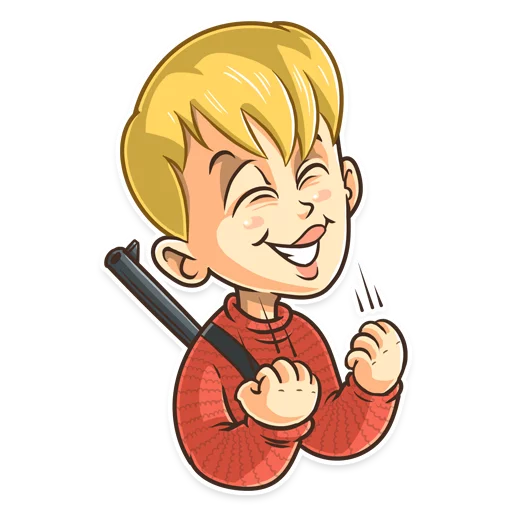 😆 Стикер «Home Alone» для Telegram
