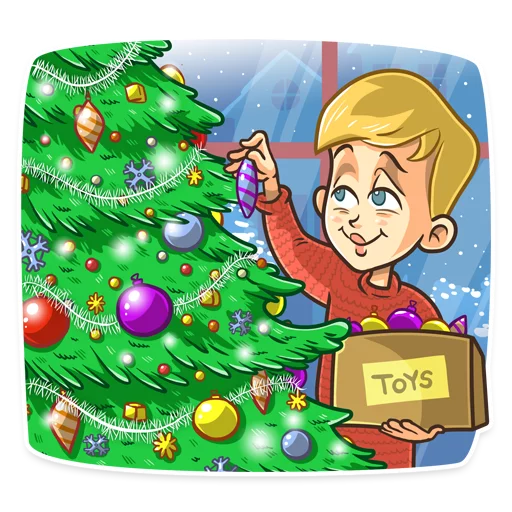 🎄 Стикер «Home Alone» для Telegram