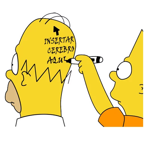 😥 Стикер «Homero» для Telegram