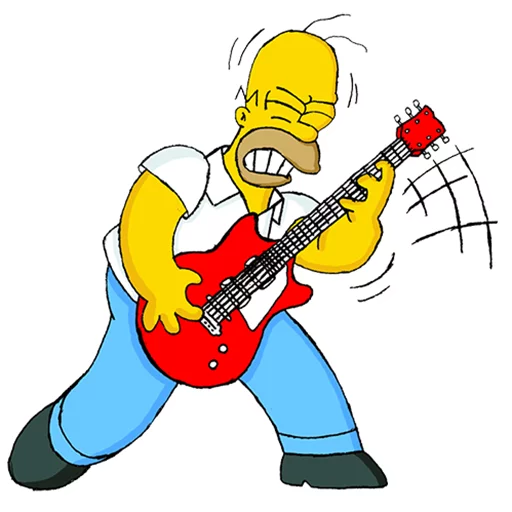 🎸 Стикер «Homero» для Telegram