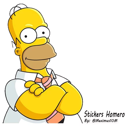 Стикерпак Homero для Telegram — скачать