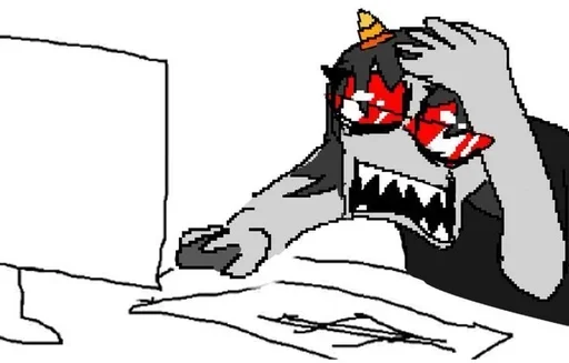 😟 Стикер «homestuck» для Telegram