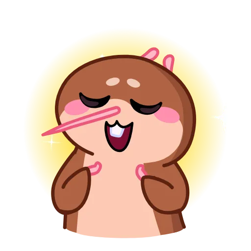 🤩 Стикер «Хомяк» для Telegram
