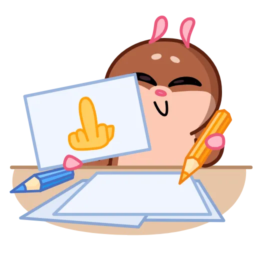 🤩 Стикер «Хомяк» для Telegram