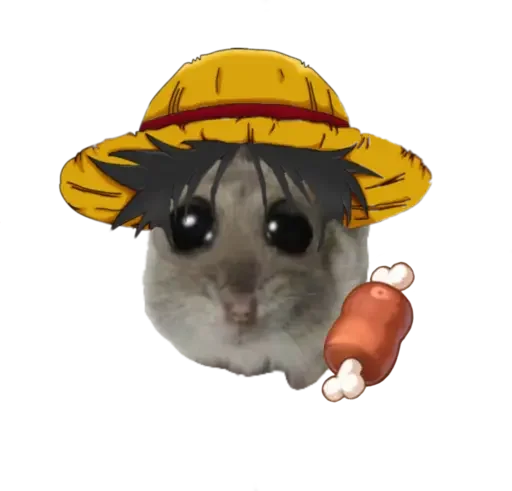 🥺 Стикер «sad hamster» для Telegram