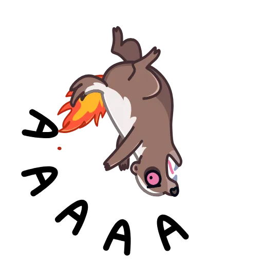 😫 Стикер «Honey Badger» для Telegram