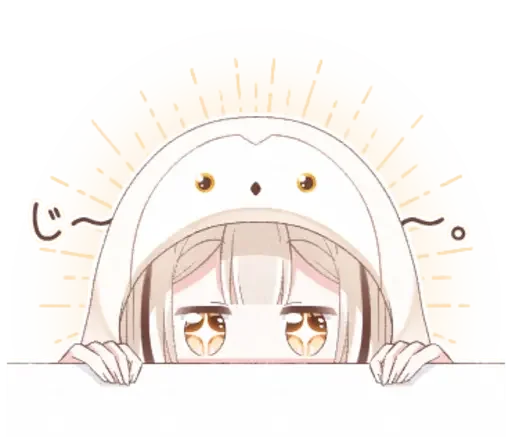 😳 Стикер «hoodie nya» для Telegram