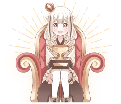 👑 Стикер «hoodie nya» для Telegram