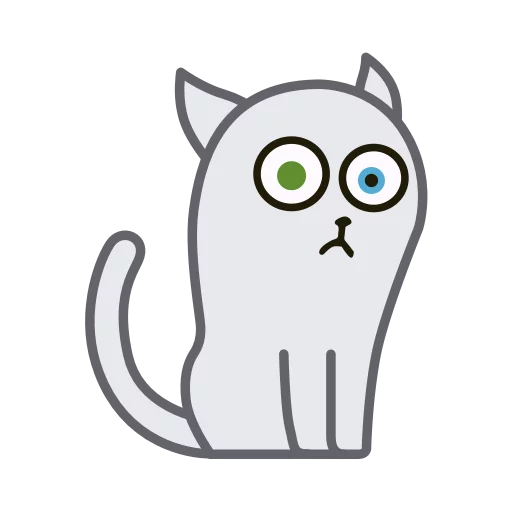 Стикерпак Hoover the Special Cat для Telegram — скачать