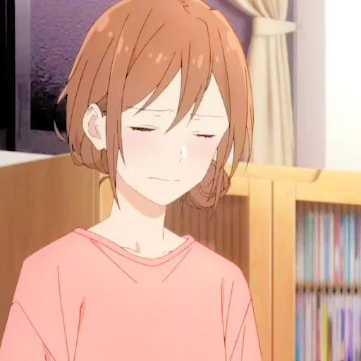🎀 Стикер «⩇⩇՚ Hori kyoko» для Telegram
