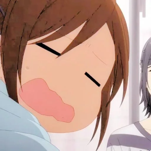 🎀 Стикер «⩇⩇՚ Hori kyoko» для Telegram