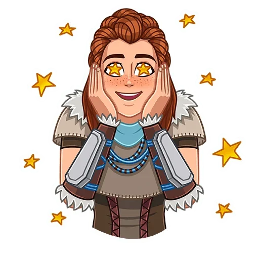 Стикерпак Horizon Forbidden West для Telegram — скачать