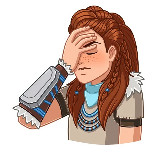 🤦‍♀️ Стикер «Horizon Forbidden West» для Telegram