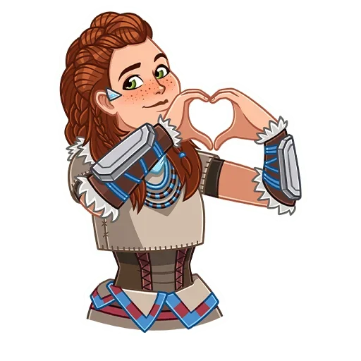 ❤️ Стикер «Horizon Forbidden West» для Telegram