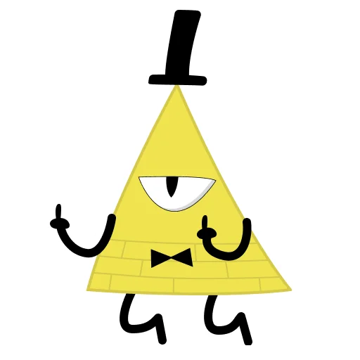 Стикерпак Bill Cipher для Telegram — скачать