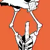 💀 Эмодзи «Horror #horror» для Telegram