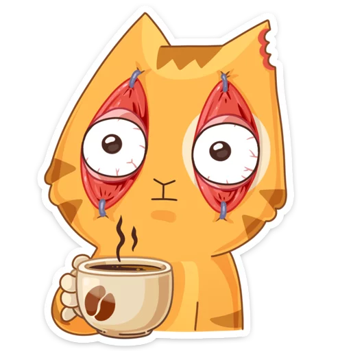 ☕ Стикер «Horror Night» для Telegram