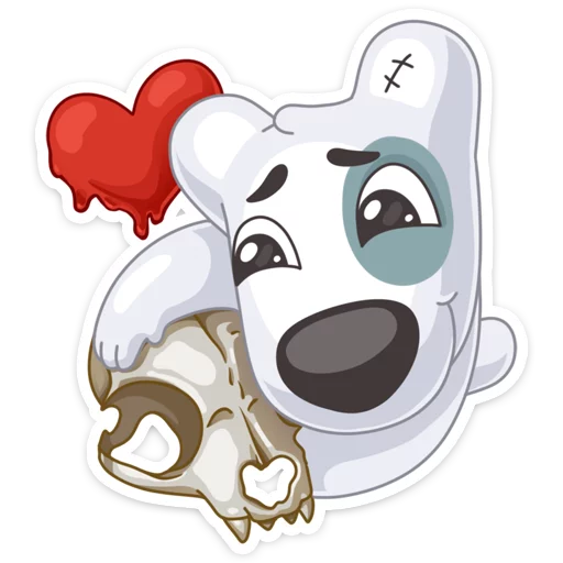 ❤ Стикер «Horror Night» для Telegram