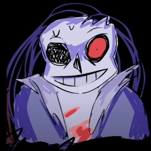 😧 Стикер «Horrortale sans» для Telegram