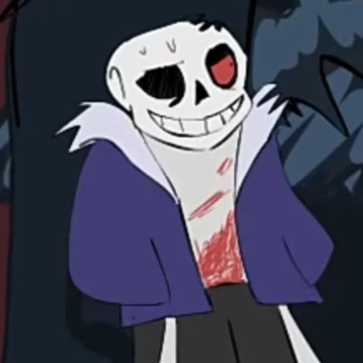 🥴 Стикер «Horrortale sans» для Telegram