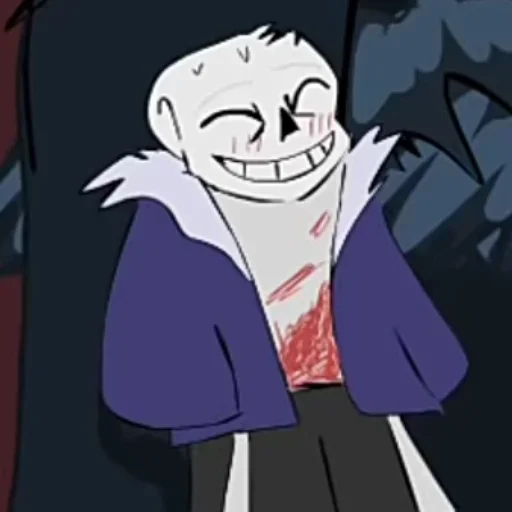 😊 Стикер «Horrortale sans» для Telegram