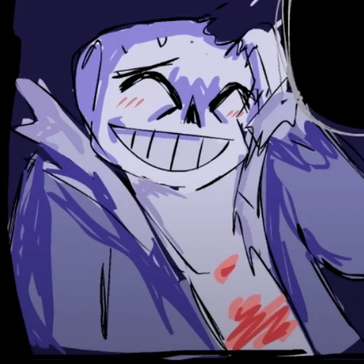 😊 Стикер «Horrortale sans» для Telegram