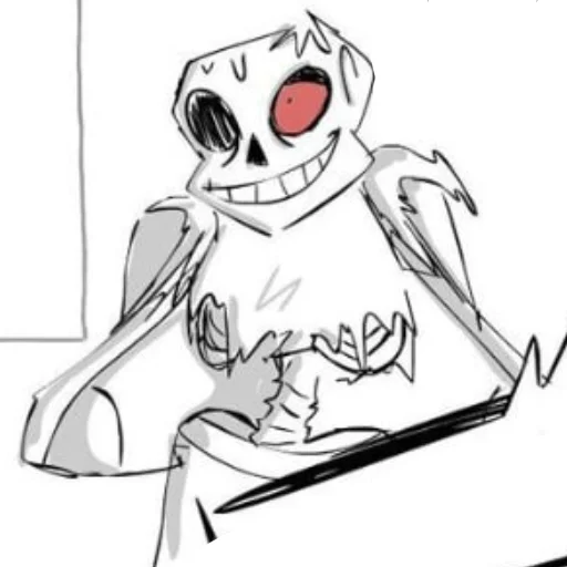 😅 Стикер «Horrortale sans» для Telegram
