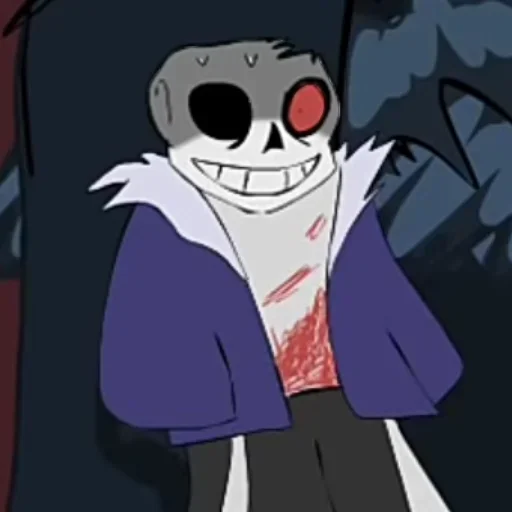 😨 Стикер «Horrortale sans» для Telegram