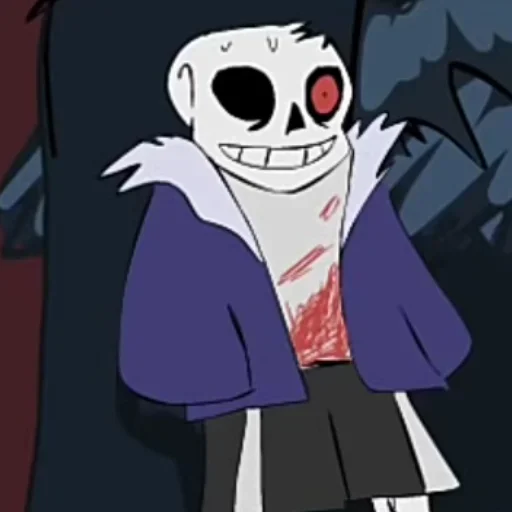 😕 Стикер «Horrortale sans» для Telegram