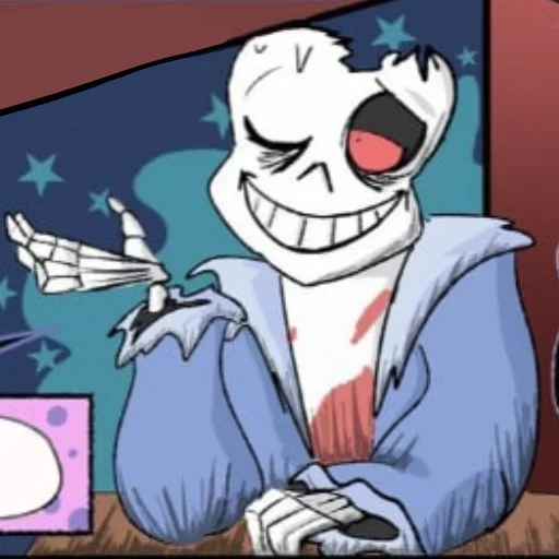 😉 Стикер «Horrortale sans» для Telegram