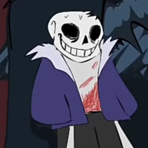 😟 Стикер «Horrortale sans» для Telegram