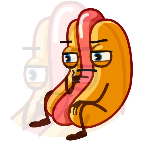 🤔 Стикер «Juicy Hot Dog» для Telegram