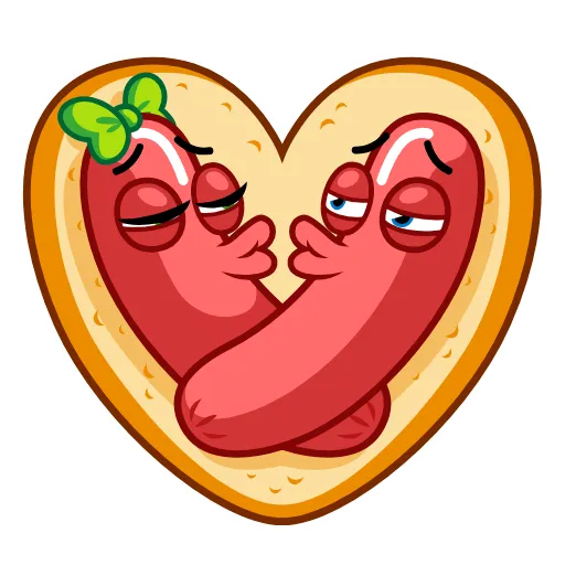 😘 Стикер «Juicy Hot Dog» для Telegram