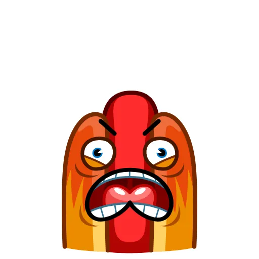 😙 Стикер «Hot Dog» для Telegram