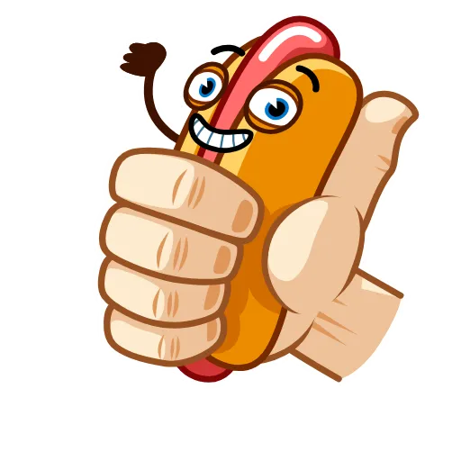 🤪 Стикер «Hot Dog» для Telegram