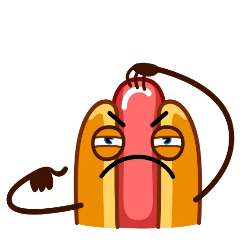 😙 Стикер «Hot Dog» для Telegram
