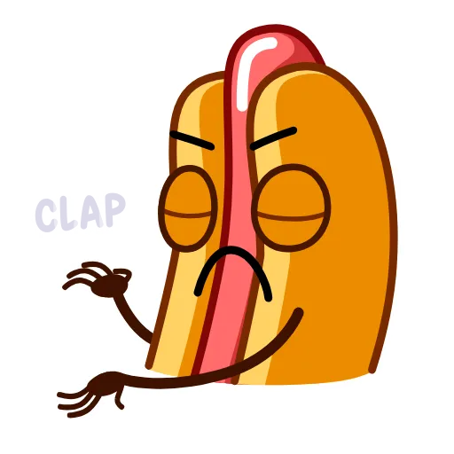 😚 Стикер «Hot Dog» для Telegram