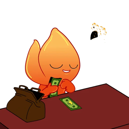 💸 Стикер «Fire» для Telegram